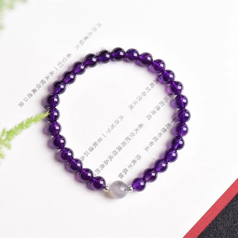 RELEASE STRESS URUGUAYAN AMETHYST MOONSTONE ENERGY BRACELET_4