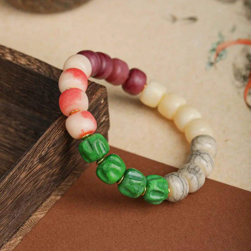 TIBETAN YAK BONE GRASS SEED BRACELETS_3