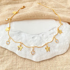 ZIRCON LOYALTY LOVE ANKLET-1