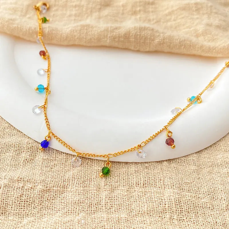 COLORED CRYSTAL CALMING EMOTIONAL ANKLET-4