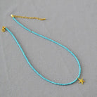 TURQUOISE PEACH BLOSSOM COMING NECKLACE_3