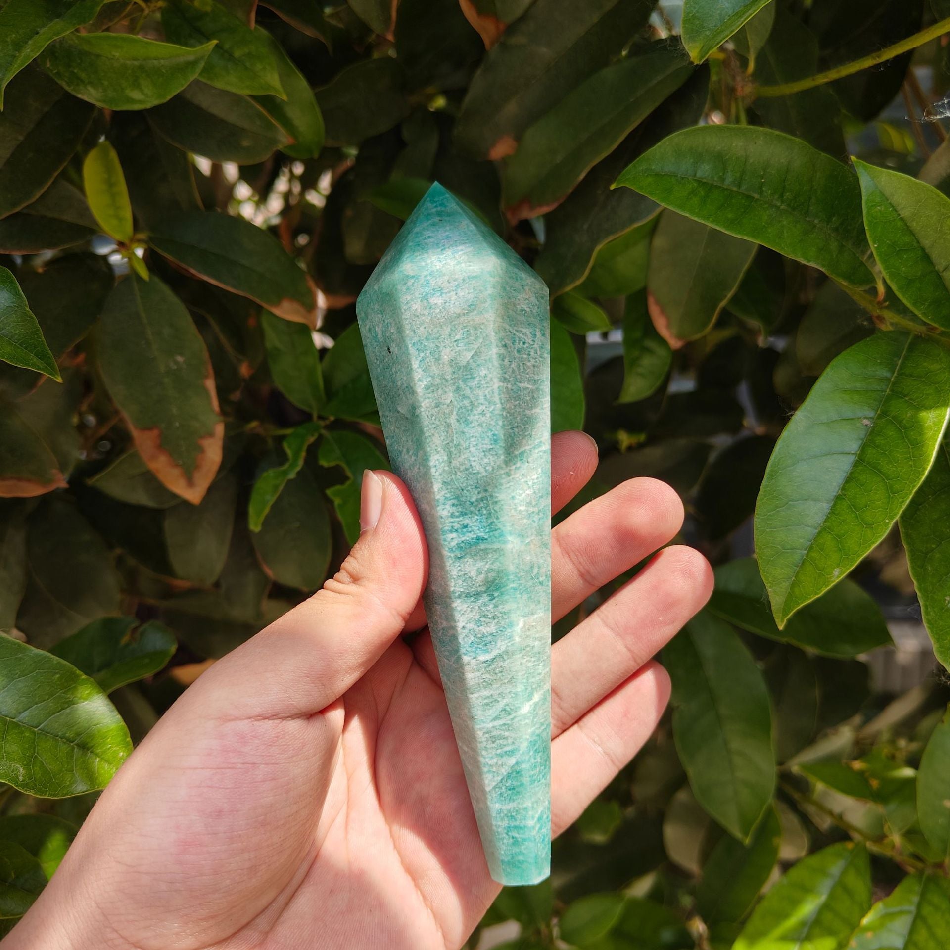 AMAZONITE SCEPTER STONE BALL-3