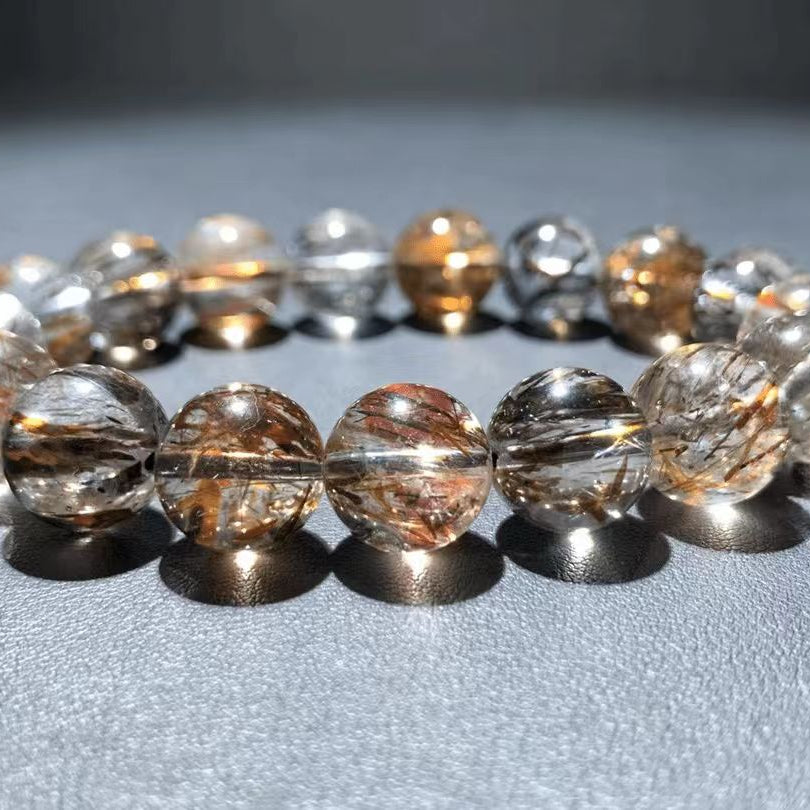 BLACK GOLD SUPER 7 CRYSTAL BRACELET-1