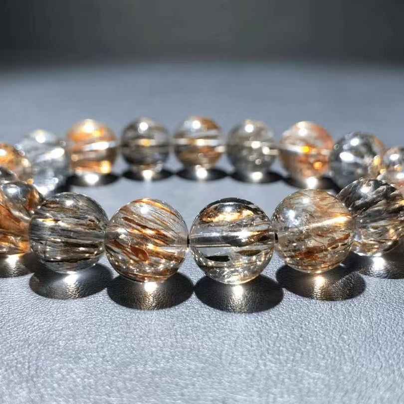 BLACK GOLD SUPER 7 CRYSTAL BRACELET-4