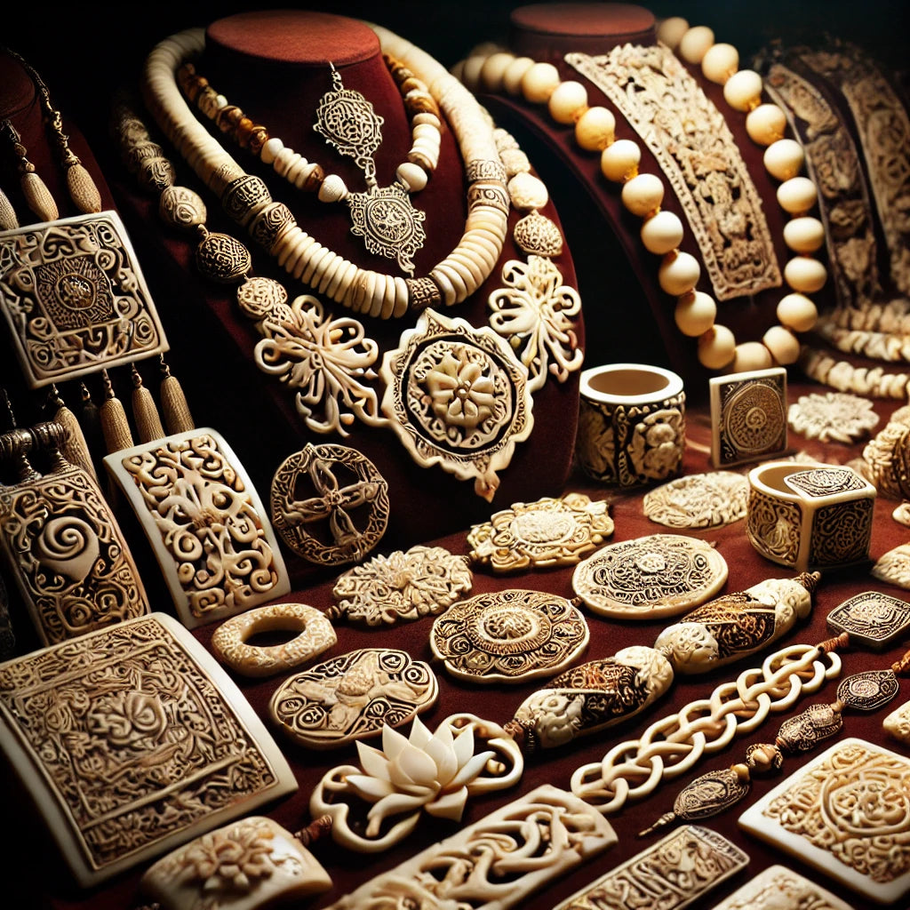 Echoes of the Silk Road: The Enigmatic Beauty of Tibetan Camel Bone Jewelry
