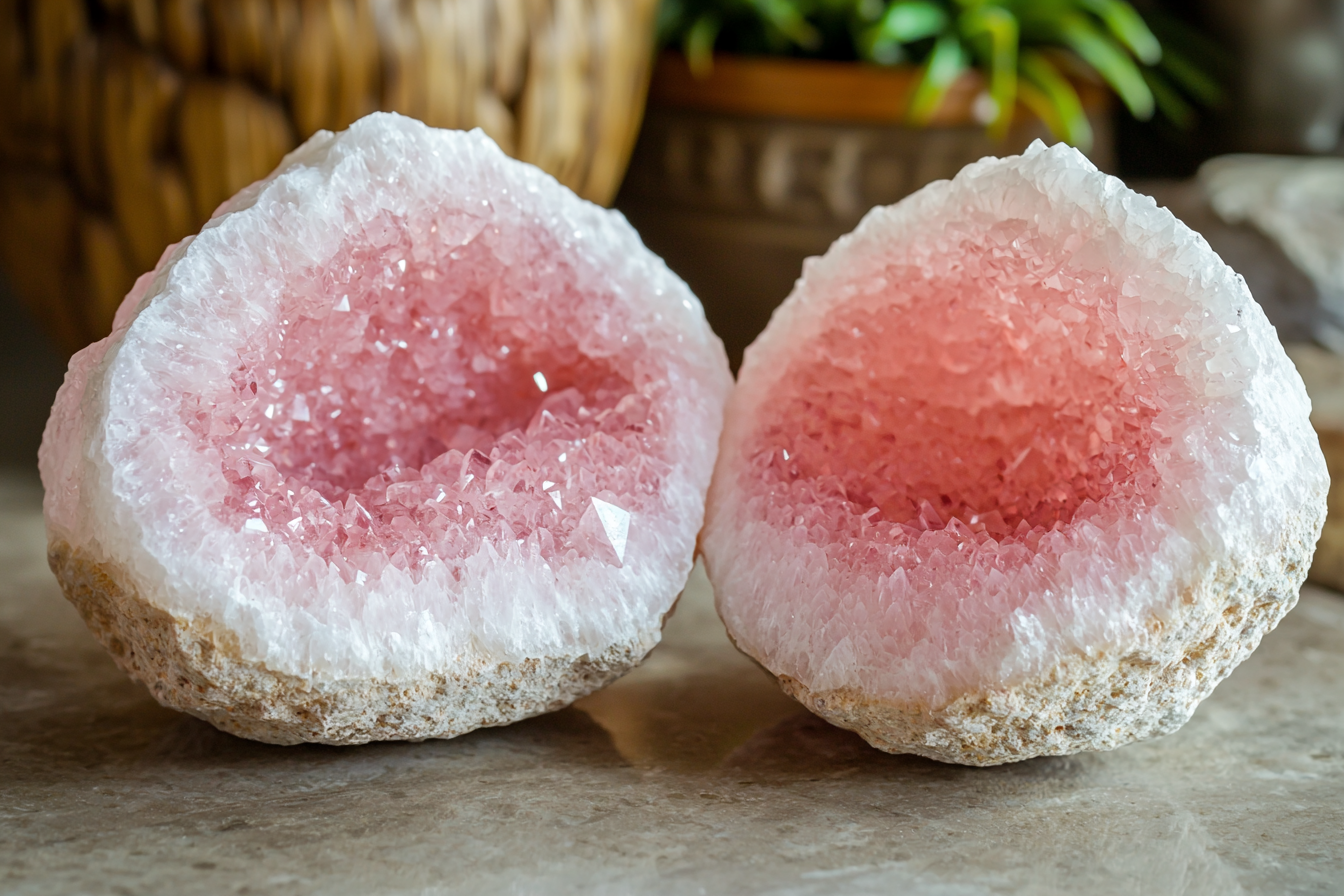 Rose Quartz Geodes: The Gentle Crystal of Love and Healing