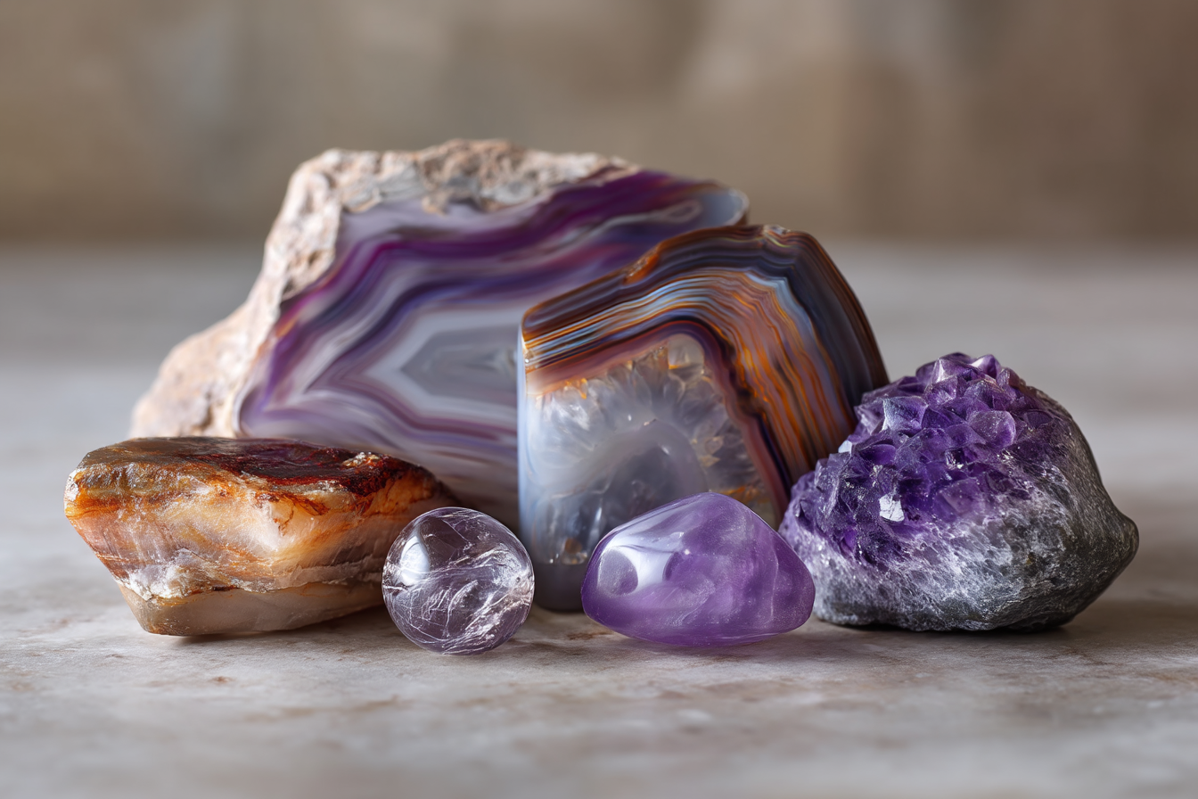 Agate vs Amethyst: Exploring the Energy, Beauty, and Healing Power of Two Beloved Crystals