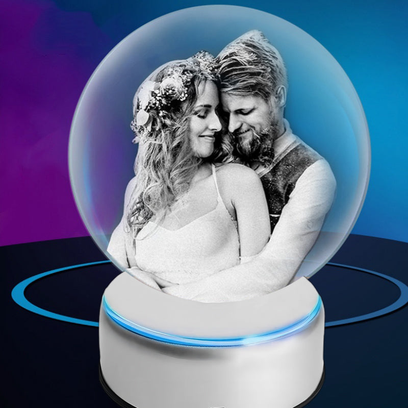 3D PHOTO ENGRAVING CUSTOMIZED CRYSTAL BALL-1