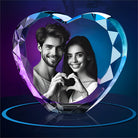 3D PHOTO ENGRAVING CUSTOMIZED CRYSTAL HEART-2