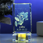 3D PHOTO INNER CARVING CRYSTAL - ZODIAC SIGNS SERIES-2