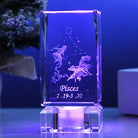 3D PHOTO INNER CARVING CRYSTAL - ZODIAC SIGNS SERIES-4