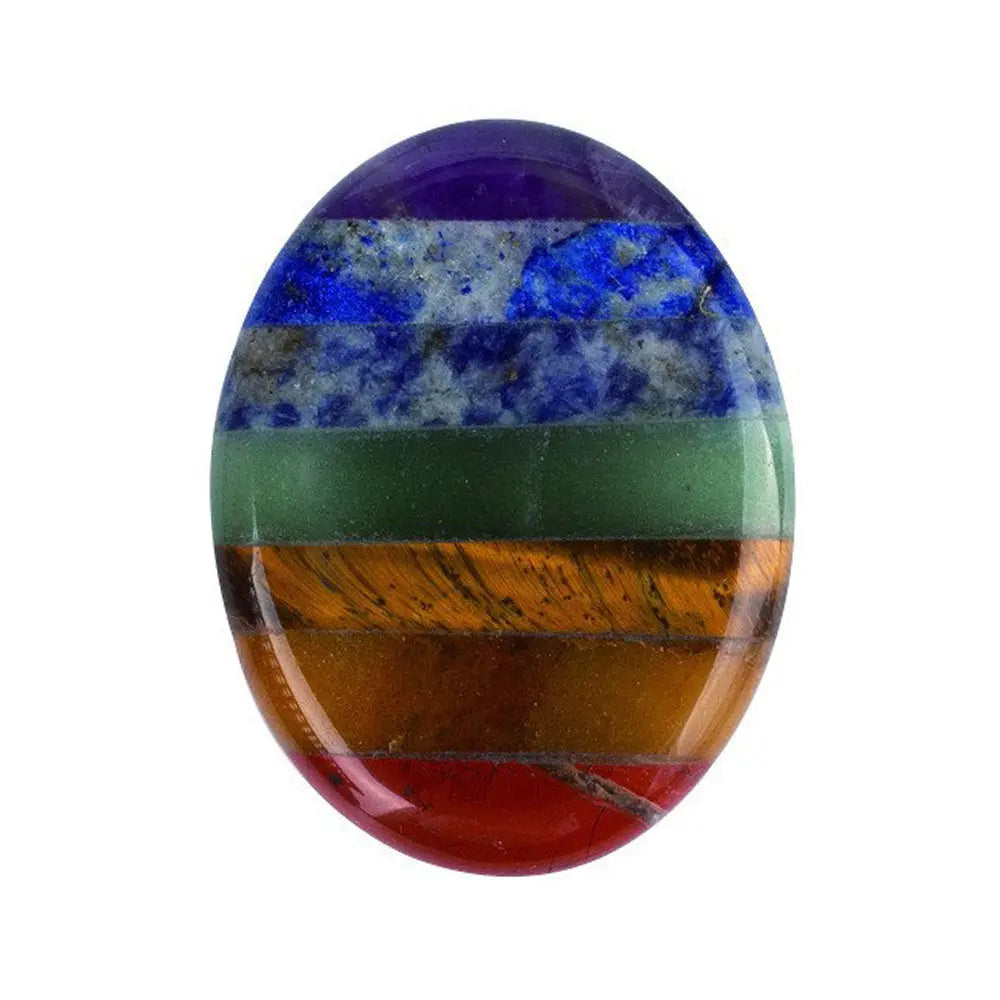 7 CHAKRA WORRY STONE RELIEVE ANXIETY STRESS-1