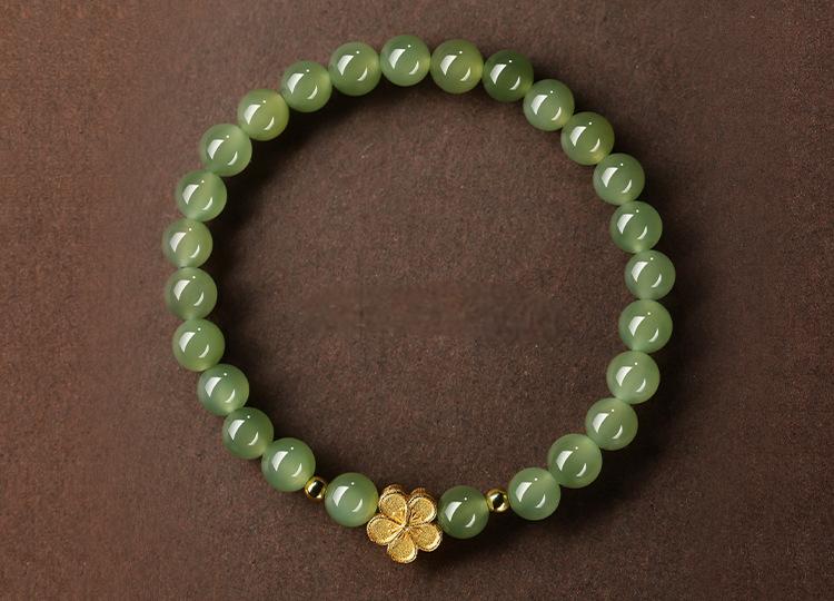 ARIES PEACH BLOSSOM HETIAN JADE BRACELET-5