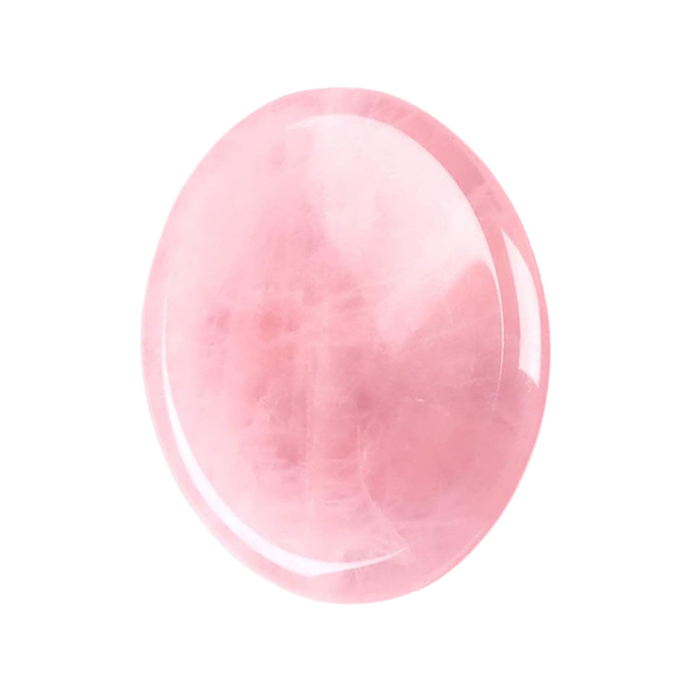 ROSE QUARTZ THINKING CLEARLY WORRY STONE_1