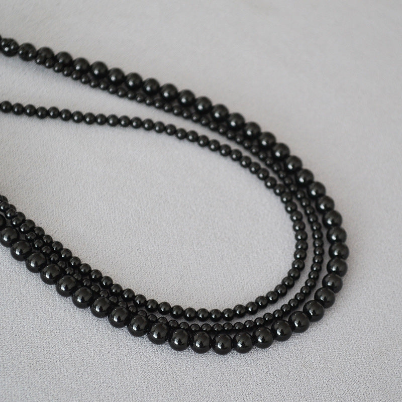 BLACK ONYX FEAR-ELIMINATING SIMPLE NECKLACE_8