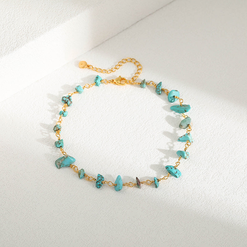 TURQUOISE CALMING ANKLET-1