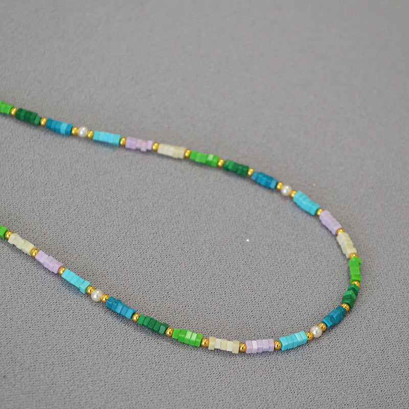 COLORED TURQUOISE VITALITY SUMMER NECKLACE_5