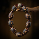 TIBETAN SIX-WORD MANTRA AGATE BRACELETS_2