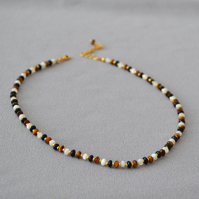 TIGER EYE STONE LUCKY BLESSING NECKLACE_2