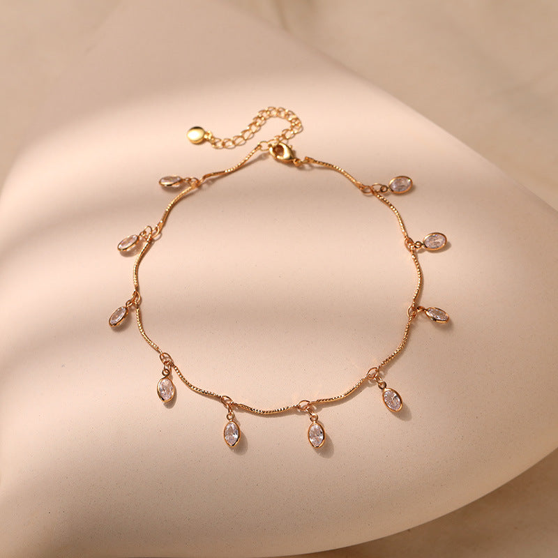 ZIRCON BRINGS PEACE OF MIND ANKLET-2