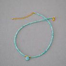 TURQUOISE AMAZONITE INSPIRE BRAVERY NECKLACE_2