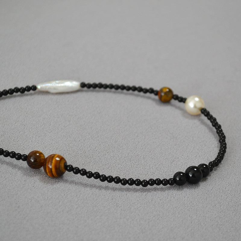 AGATE TIGER EYE STONE PURIFICATION ENERGY NECKLACE_4