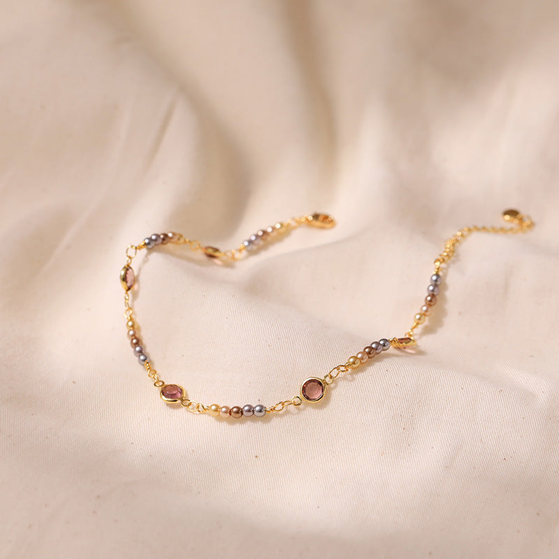 PEARL TOWN HEART CALMING ANKLET-3