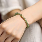 ARIES PEACH BLOSSOM HETIAN JADE BRACELET-2