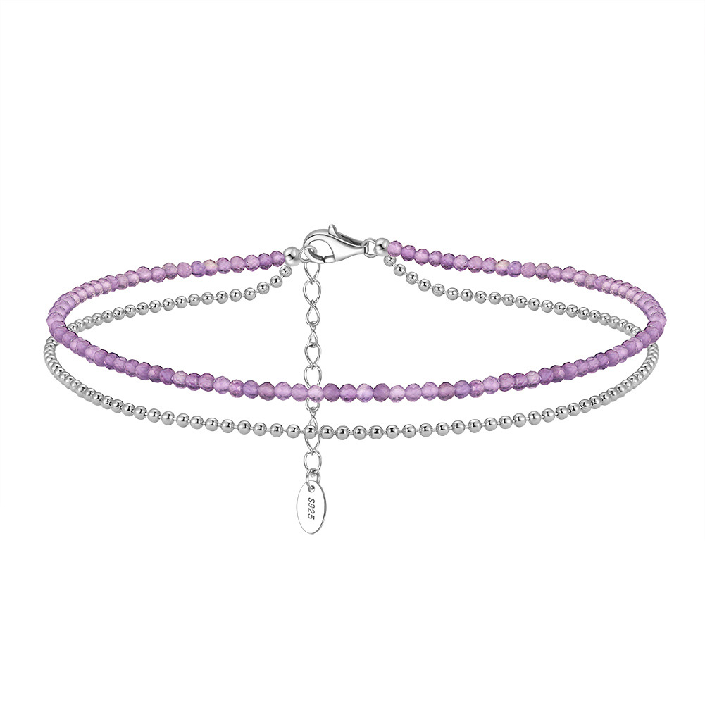 PURPLE SPINEL INSPIRES CREATIVITY ANKLET-3