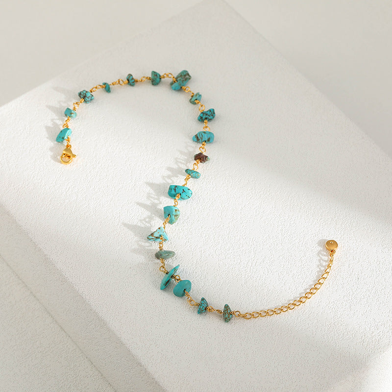 TURQUOISE CALMING ANKLET-2