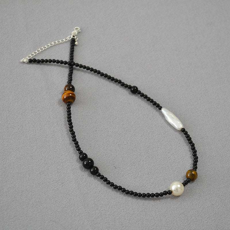 AGATE TIGER EYE STONE PURIFICATION ENERGY NECKLACE_3