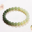 QINGSHUI HETIAN JADE ROUND BEAD BRACELET_4