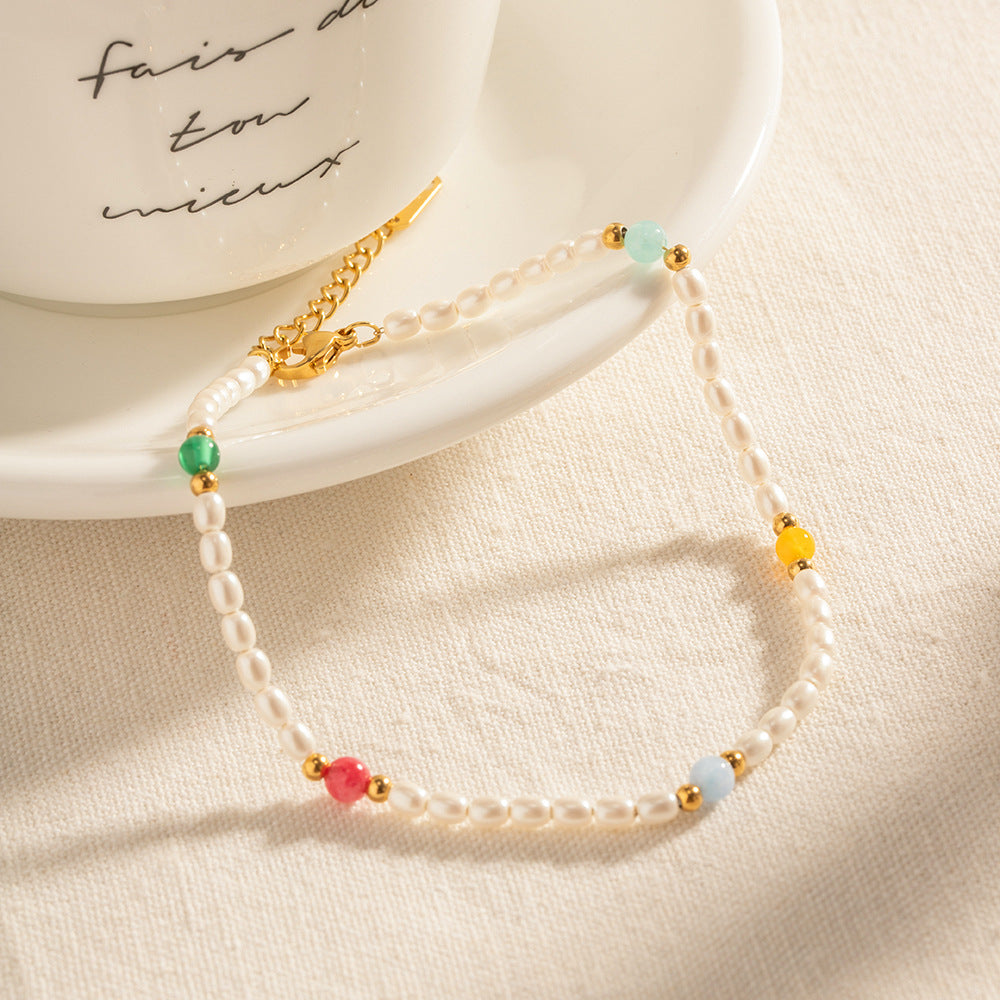 PEARL TOWN HEART CALMING ANKLET-2