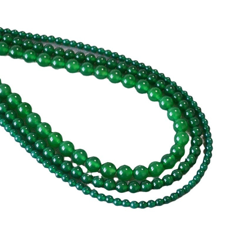 GREEN AGATE ANTI-AGING COLLARBONE NECKLACE_8