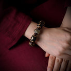 TIBETAN SIX-WORD MANTRA AGATE BRACELETS_3