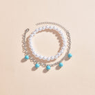 PEARL AND TURQUOISE ANKLET-1
