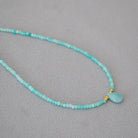 TURQUOISE AMAZONITE INSPIRE BRAVERY NECKLACE_1