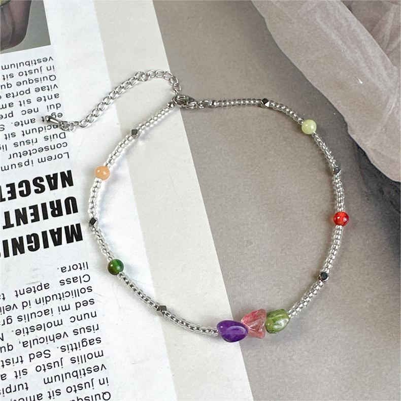 NATURAL STONE HEALING ANKLET-1