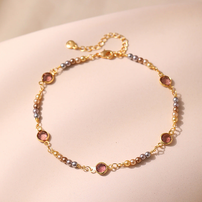 PEARL TOWN HEART CALMING ANKLET-1