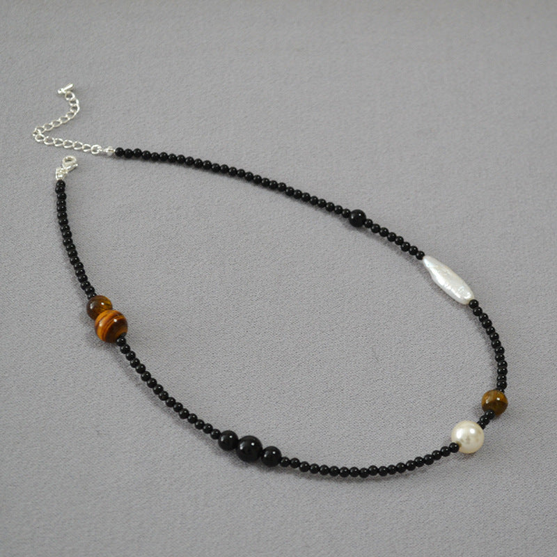 AGATE TIGER EYE STONE PURIFICATION ENERGY NECKLACE_2
