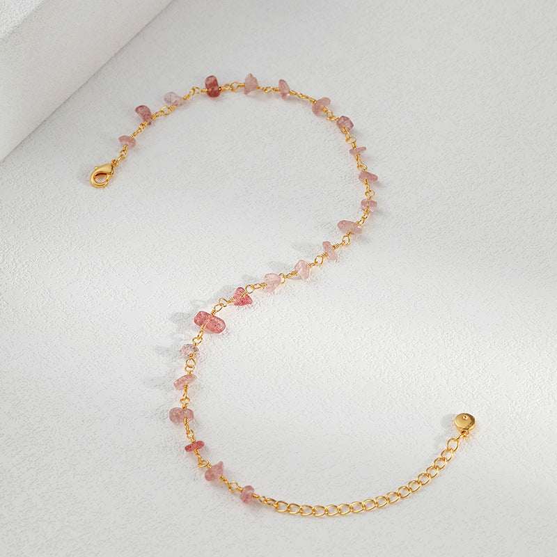 PINK CRYSTAL ATTRACTS LOVE ANKLET-2