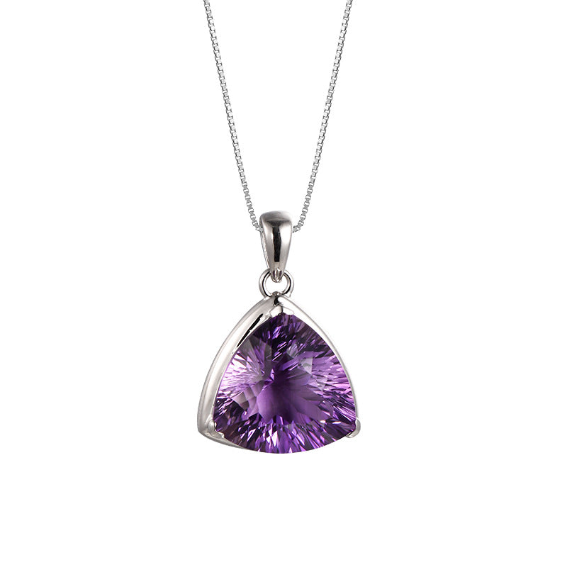 TRIANGLE AMETHYST NECKLACE PENDANT_4