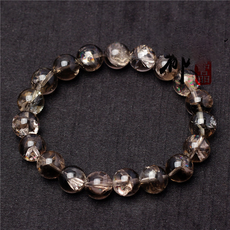 TRANSPARENT SMOKY QUARTZ BRACELET-2