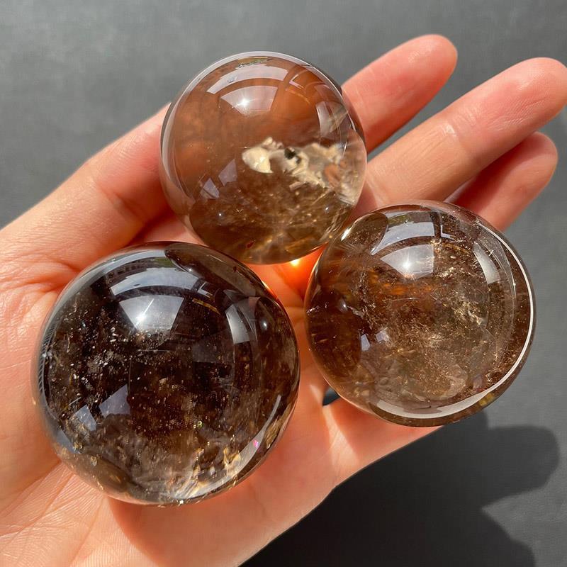 SMOKY QUARTZ CRYSTAL BALL_1