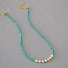 PEARL TURQUOISE BLESSING SAFE NECKLACE_2