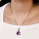 TRIANGLE AMETHYST NECKLACE PENDANT_2