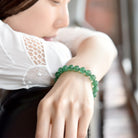 PEACOCK GREEN STRAWBERRY CRYSTAL BRACELET_2