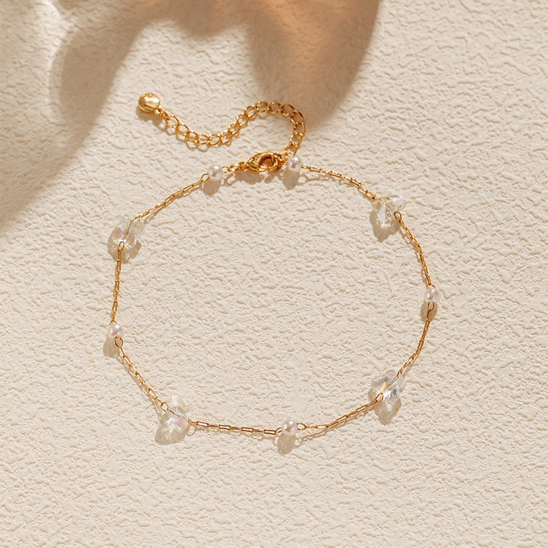 PEARL GOOD LUCK ANKLET-1