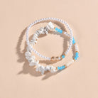 NATURAL STONE PEARL LOYALTY ANKLET-1