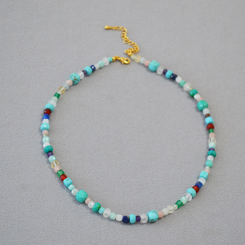NATURAL STONE LUCKY SUMMER NECKLACE_1